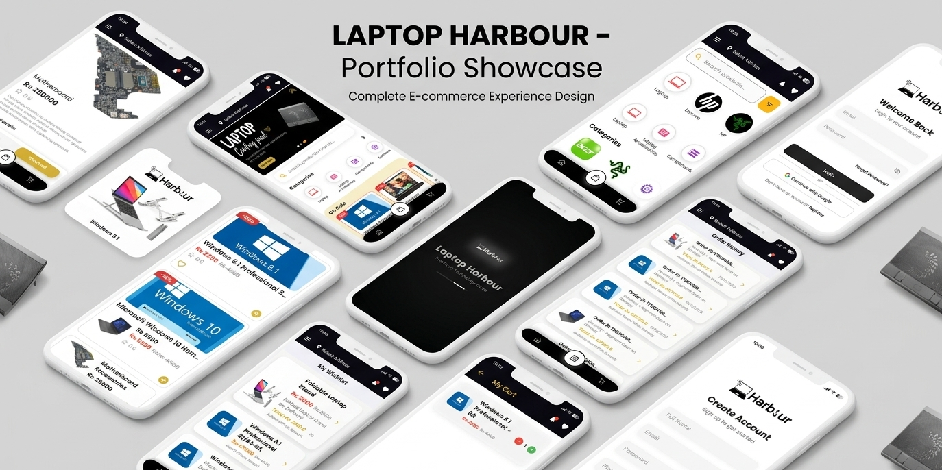 Laptop Harbour: Premium Tech E-commerce Application